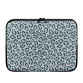Snow Leopard Knitted Pattern Print Laptop Sleeve