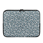 Snow Leopard Knitted Pattern Print Laptop Sleeve