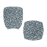 Snow Leopard Knitted Pattern Print Office Chair Cover