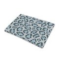 Snow Leopard Knitted Pattern Print Pet Cooling Mat Cover
