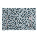 Snow Leopard Knitted Pattern Print Placemat