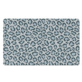 Snow Leopard Knitted Pattern Print Polyester Doormat