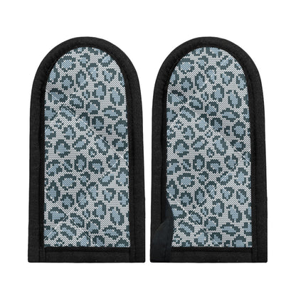 Snow Leopard Knitted Pattern Print Skillet Handle Cover