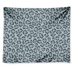 Snow Leopard Knitted Pattern Print Tapestry