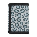 Snow Leopard Knitted Pattern Print Trifold Wallet
