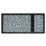 Snow Leopard Knitted Pattern Print Trifold Wallet