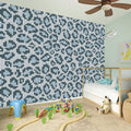 Snow Leopard Knitted Pattern Print Wall Sticker