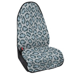 Snow Leopard Knitted Pattern Print Waterproof Car Seat Cover