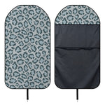 Snow Leopard Knitted Pattern Print Waterproof Car Seat Cover