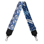 Snow Rabbit Knitted Pattern Print Bag Strap