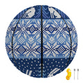 Snow Rabbit Knitted Pattern Print Basketball