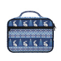 Snow Rabbit Knitted Pattern Print Briefcase Bible Bag