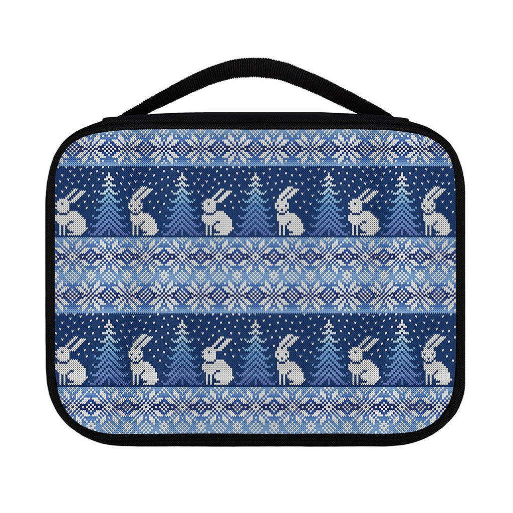 Snow Rabbit Knitted Pattern Print Classic Bible Case