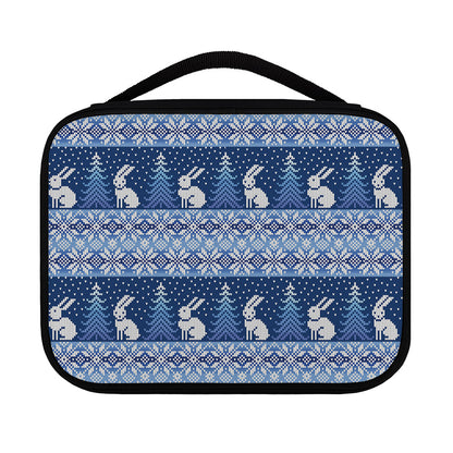 Snow Rabbit Knitted Pattern Print Classic Bible Case
