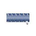 Snow Rabbit Knitted Pattern Print Extended Mouse Pad