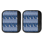Snow Rabbit Knitted Pattern Print Handle Covers