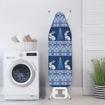 Snow Rabbit Knitted Pattern Print Ironing Board Cover