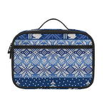 Snow Rabbit Knitted Pattern Print Portable Lunch Bag