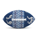 Snow Rabbit Knitted Pattern Print Rugby Ball