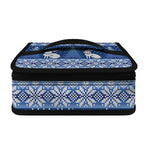Snow Rabbit Knitted Pattern Print Small Lunch Bag