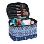 Snow Rabbit Knitted Pattern Print Travel Makeup Bag