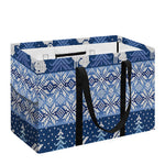 Snow Rabbit Knitted Pattern Print Utility Tote Bag