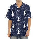 Snowflake Ballet Pattern Print Aloha Shirt