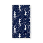 Snowflake Ballet Pattern Print Baby Crib Sheet