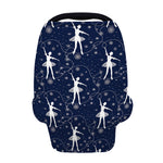 Snowflake Ballet Pattern Print Baby Seat Cover