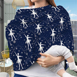 Snowflake Ballet Pattern Print Baby Seat Cover