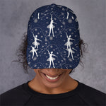 Snowflake Ballet Pattern Print Baseball Cap