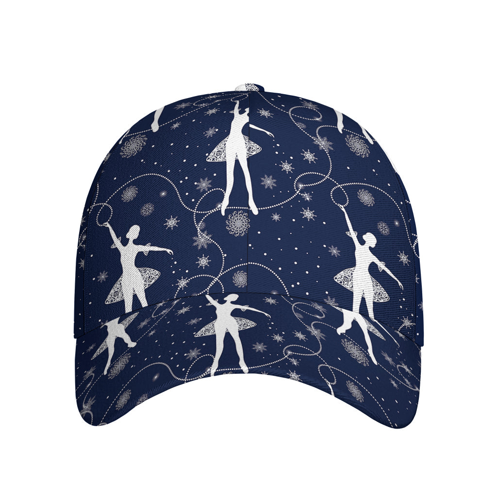 Snowflake Ballet Pattern Print Baseball Cap