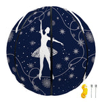 Snowflake Ballet Pattern Print Basketball