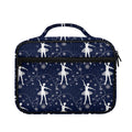 Snowflake Ballet Pattern Print Briefcase Bible Bag