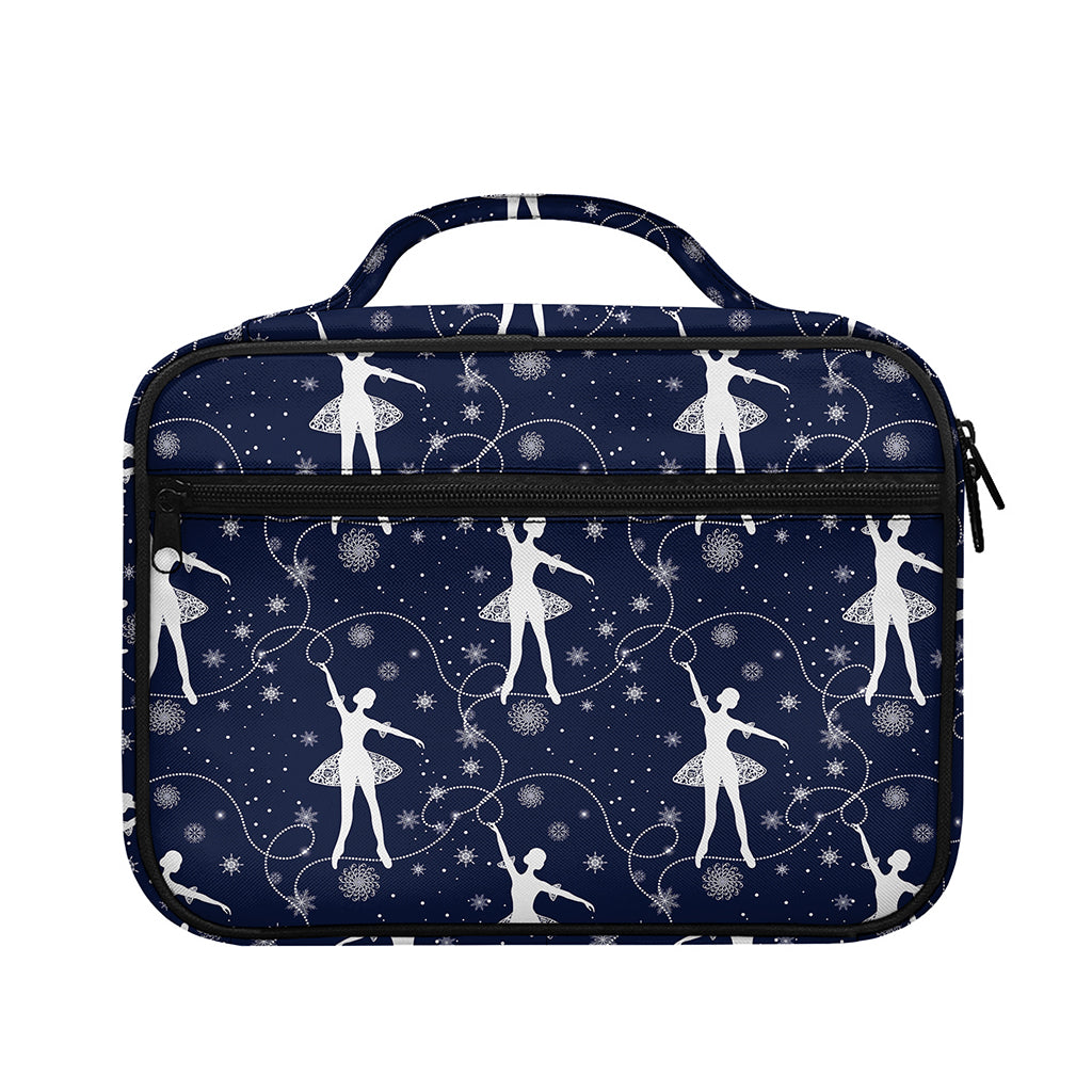 Snowflake Ballet Pattern Print Briefcase Bible Bag