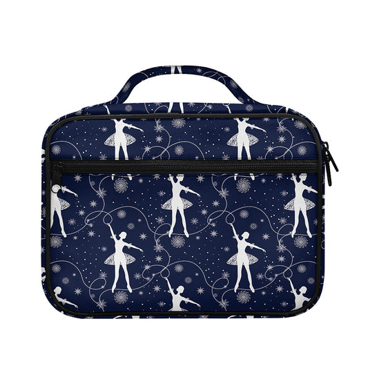 Snowflake Ballet Pattern Print Briefcase Bible Bag