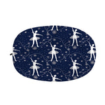 Snowflake Ballet Pattern Print Car Side Mirror Covers