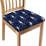 Snowflake Ballet Pattern Print Chair Cushion Cover
