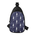 Snowflake Ballet Pattern Print Sling Bag