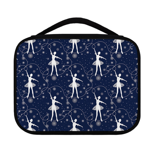 Snowflake Ballet Pattern Print Classic Bible Case