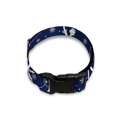 Snowflake Ballet Pattern Print Dog Collar