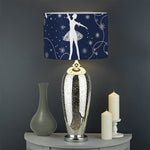 Snowflake Ballet Pattern Print Drum Lamp Shade