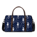 Snowflake Ballet Pattern Print Duffel Bag