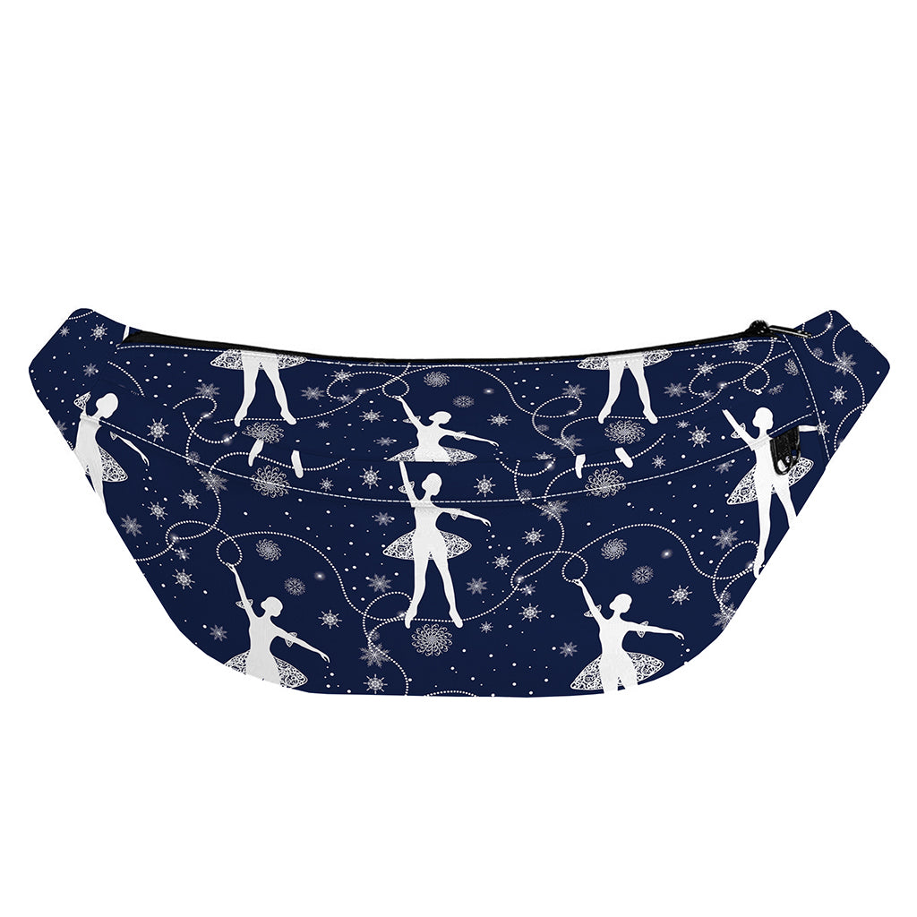 Snowflake Ballet Pattern Print Fanny Pack
