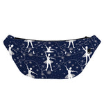 Snowflake Ballet Pattern Print Fanny Pack