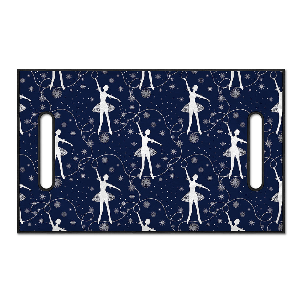 Snowflake Ballet Pattern Print Golf Cart Seat Cover