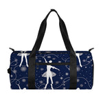 Snowflake Ballet Pattern Print Gym Bag