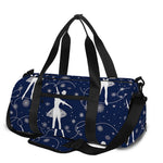 Snowflake Ballet Pattern Print Gym Bag