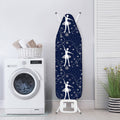 Snowflake Ballet Pattern Print Ironing Board Cover
