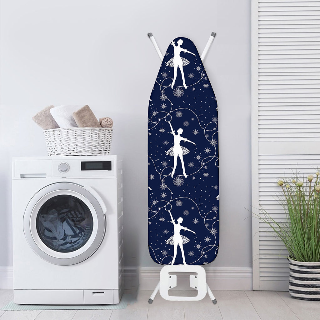 Snowflake Ballet Pattern Print Ironing Board Cover